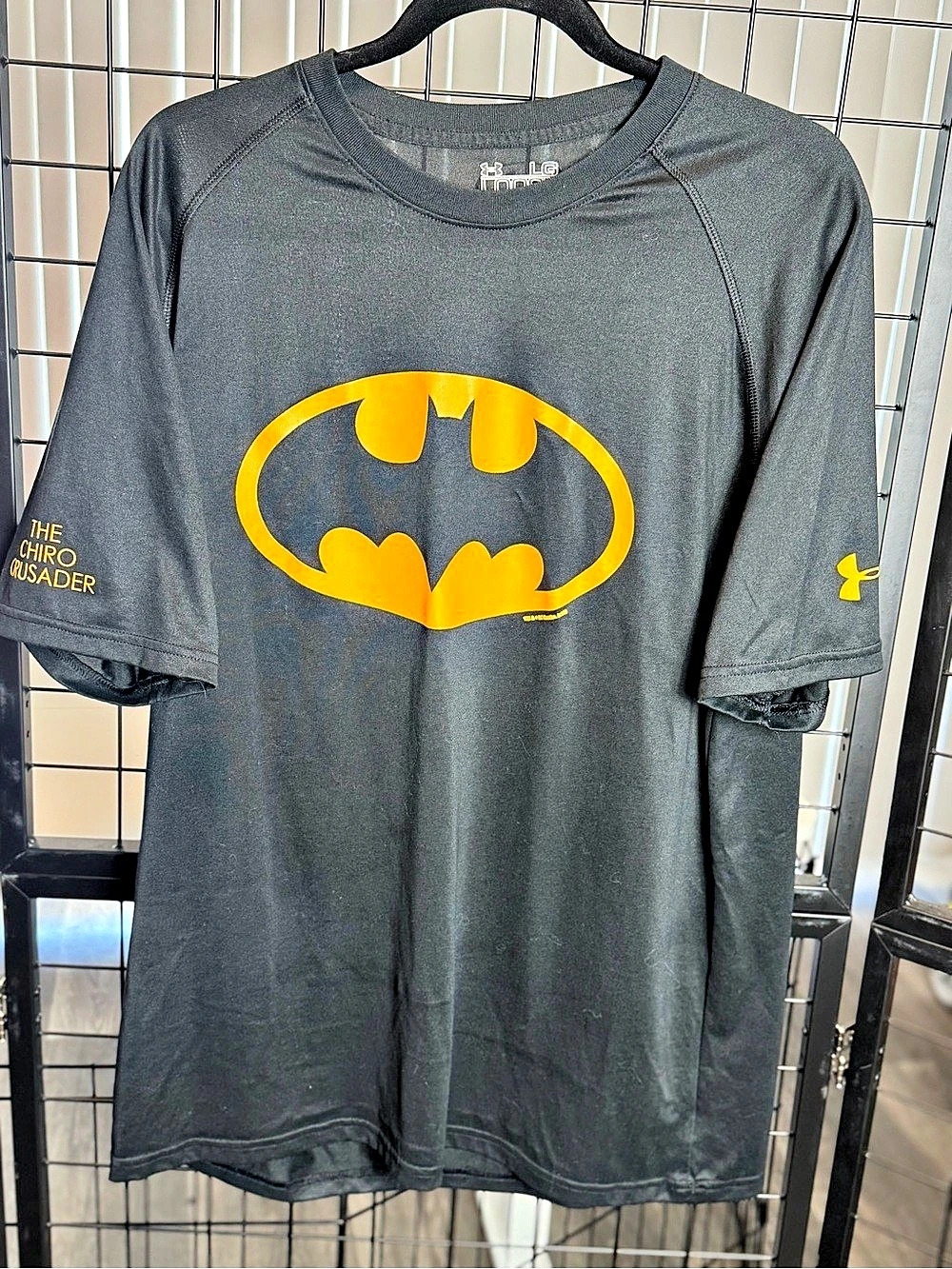 Under Armour Batman Graphic Short Sleeve Tee Black Like New